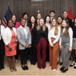 Emerging Leaders group photo at the Swiss Embassy